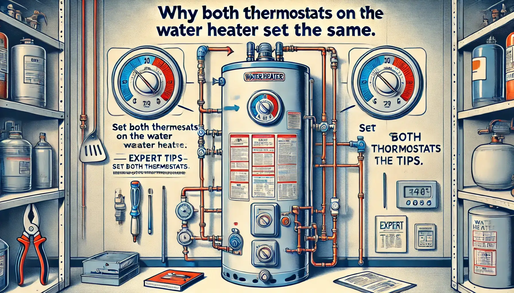 Why Both Thermostats On The Water Heater Be Set The Same